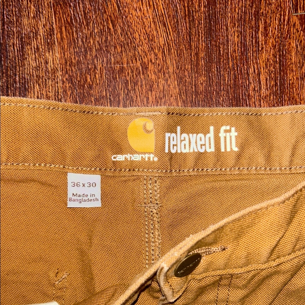 Carhartt Men's Tan Cargo Pants - Picture 6 of 10